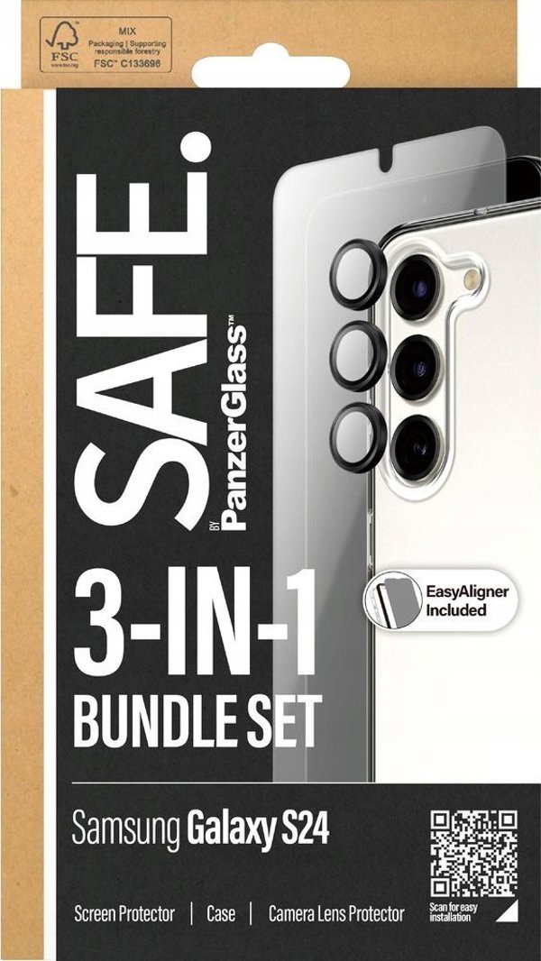 PanzerGlass PanzerGlass SAFE. Bundle Galaxy S24 (Case+Glas+Kameraglas)