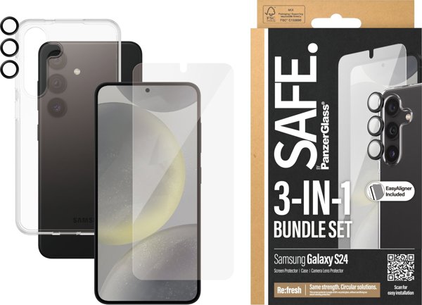 PanzerGlass PanzerGlass SAFE. Bundle Galaxy S24 (Case+Glas+Kameraglas)