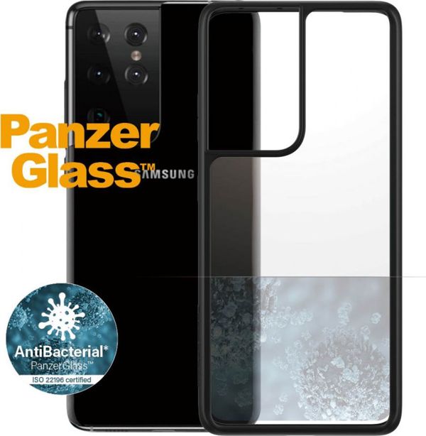 PanzerGlass Etui ClearCase BlackFrame για Samsung Galaxy S21 Ultra