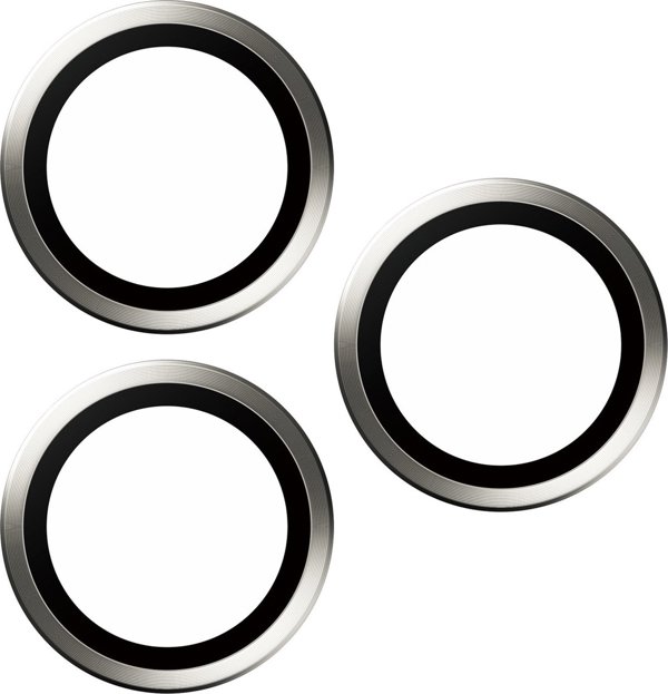 PanzerGlass PanzerGlass Hoops iPhone 15 Pro, Pro Max Λευκό Μέταλλο