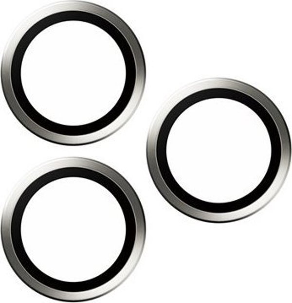 PanzerGlass PanzerGlass Hoops iPhone 15 Pro, Pro Max Λευκό Μέταλλο