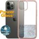 PanzerGlass Θήκη ClearCase για iPhone 12 Pro Max Rose Gold Αντιβακτηριακή
