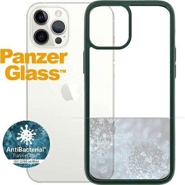 PanzerGlass Θήκη ClearCase για iPhone 12 Pro Max Racing Green Αντιβακτηριακό