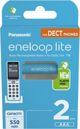 Panasonic Eneloop Lite AAA Επαναφορτιζόμενες Μπαταρίες NiMH 550mAh 1.2V, 2 Τεμάχια