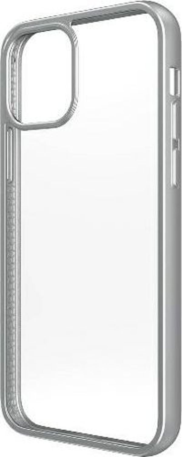 PanzerGlass Θήκη ClearCase για iPhone 12 Pro Max Satin Silver Αντιβακτηριδιακό