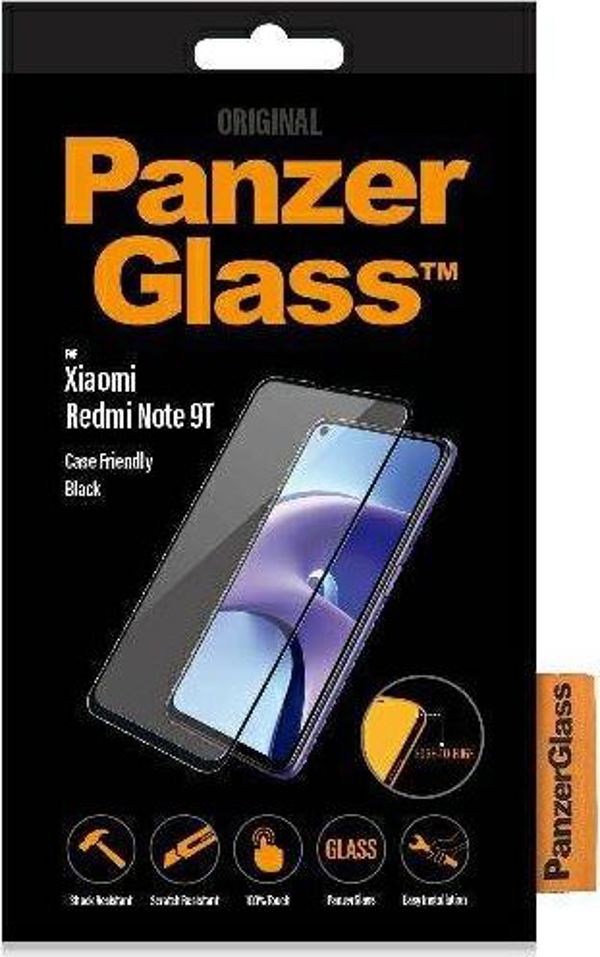 PanzerGlass PanzerGlass E2E Regular Xiaomi Redmi Note 9T Case Friendly