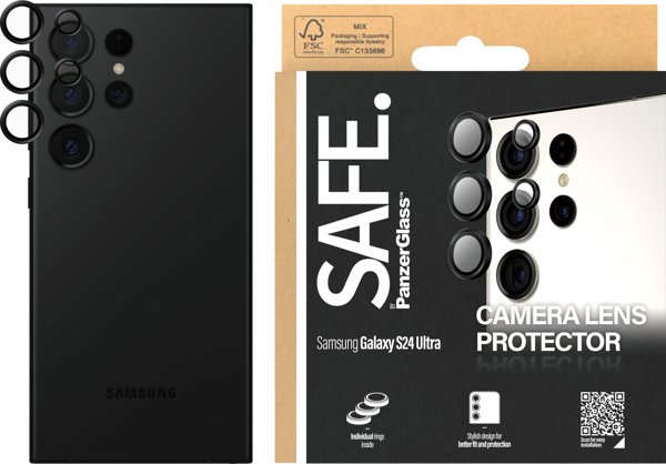PanzerGlass SAFE by PanzerGlass Sam S24 Ultra S928 Hoops Camera czarny/black SAFE95671