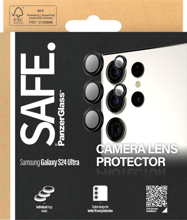 PanzerGlass SAFE by PanzerGlass Sam S24 Ultra S928 Hoops Camera czarny/black SAFE95671