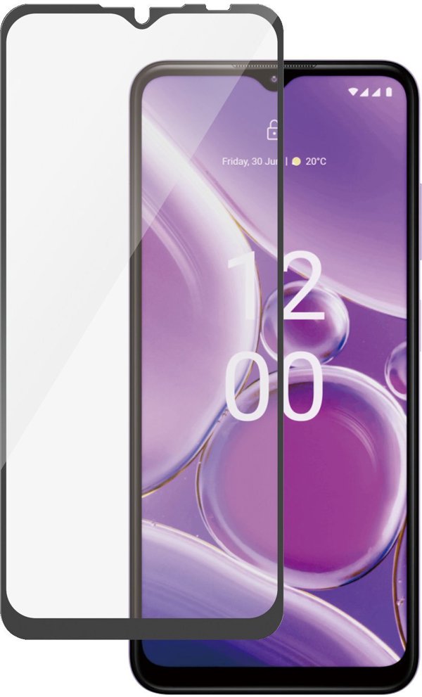 PanzerGlass Ultra-wide Fit tempered glass, Nokia G42 5G, black frame