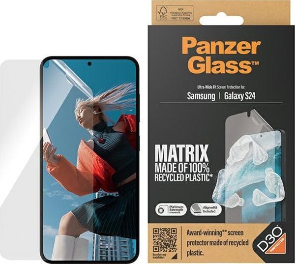 Προστασία Οθόνης PanzerGlass Ultra-Wide Fit Sam S24 S921 D3O Matrix 7353 Z Aplikatorem