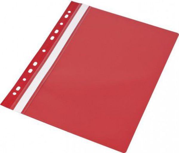 Panta Plast A4 PP με ευρωπαϊκή διάτρηση κόκκινο (20τμχ) (195872)