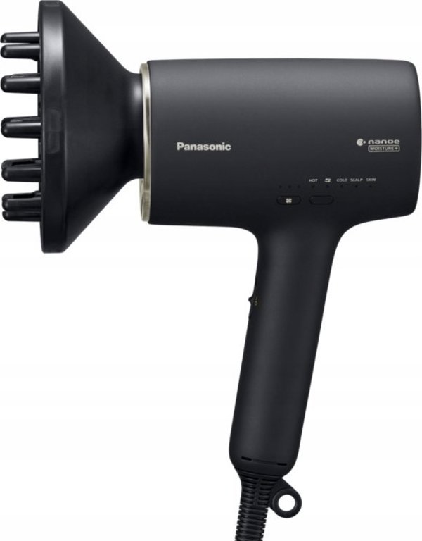Panasonic | Πιστολάκι Μαλλιών | Nanoe EHNA0JN825 | 1600 W | Αριθμός ρυθμίσεων θερμοκρασίας 4 | Ακροφύσιο διαχύτη | Μαύρο