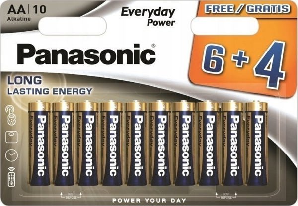 Μπαταρία Panasonic Everyday Power LR6EPS/10BW (6+4)