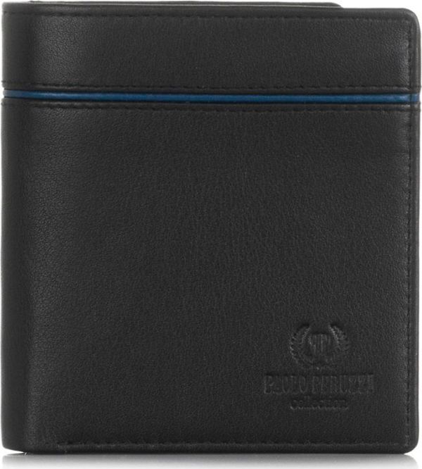 Paolo Peruzzi Ανδρικό Δερμάτινο Πορτοφόλι PAOLO PERUZZI RFID IN-14-BLU