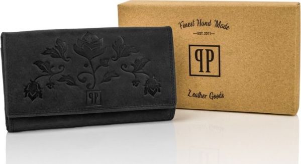 Paolo Peruzzi Γυναικείο Δερμάτινο Πορτοφόλι Vintage T-05-BL
