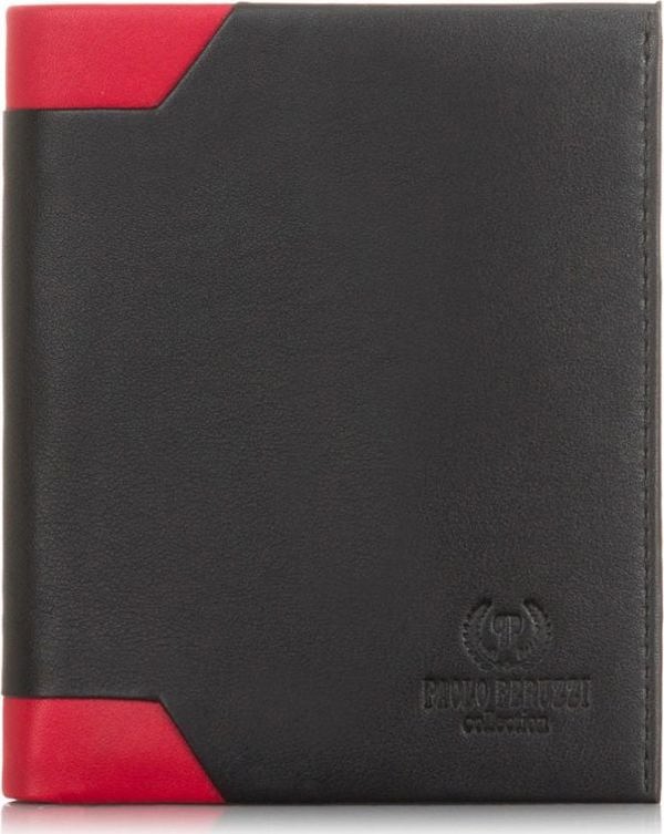 Paolo Peruzzi Ανδρικό Πορτοφόλι Δερμάτινο RFID IN-16-RED