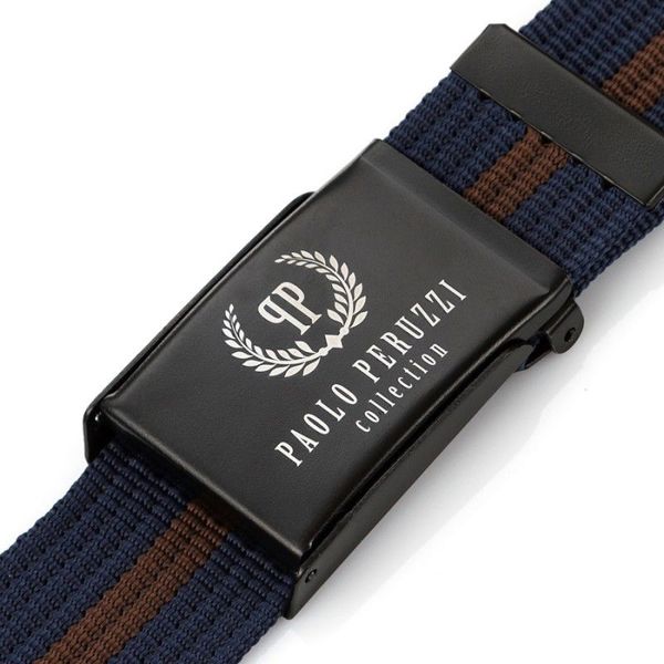 Paolo Peruzzi Ανδρική Δερμάτινη Ζώνη PARCIANY PW-14-PP 115 cm