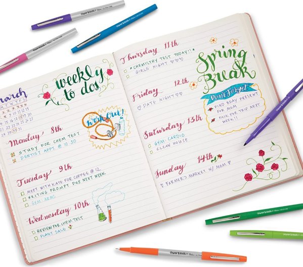 Paper Mate PAPER MATE Faserschreiber Flair 8er Trop.Vacation M 0.7 mm Blister