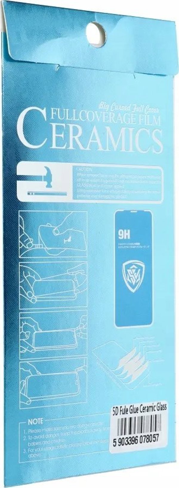 Partner Tele.com 5D Full Glue Ceramic Glass - για Motorola G13 / G23 / G53 μαύρο