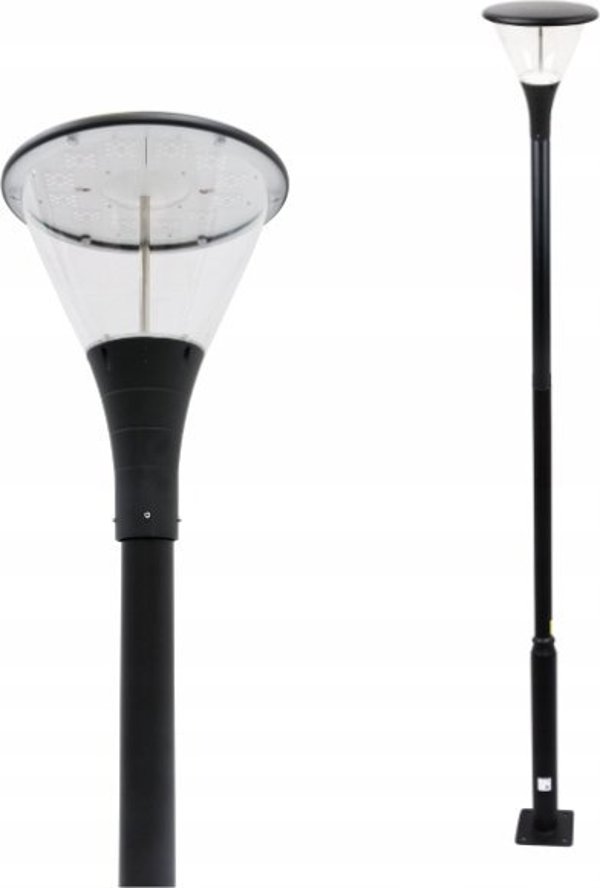 Φωτιστικό πάρκου NOLINA, 230Vac, 30W, 4500lm, μαύρο