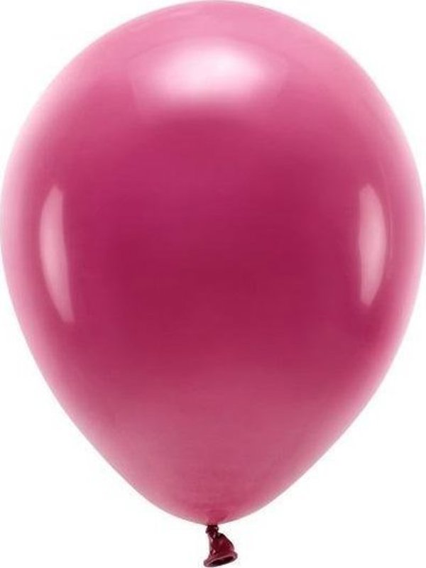 Party Deco Μπαλόνια Latex Eco Μπορντό 30cm, 10τμχ