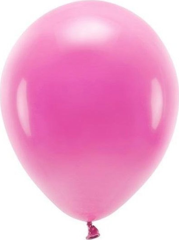 Party Deco Μπαλόνια Eco φούξια 30cm 10τεμ (513537) - 5900779137882