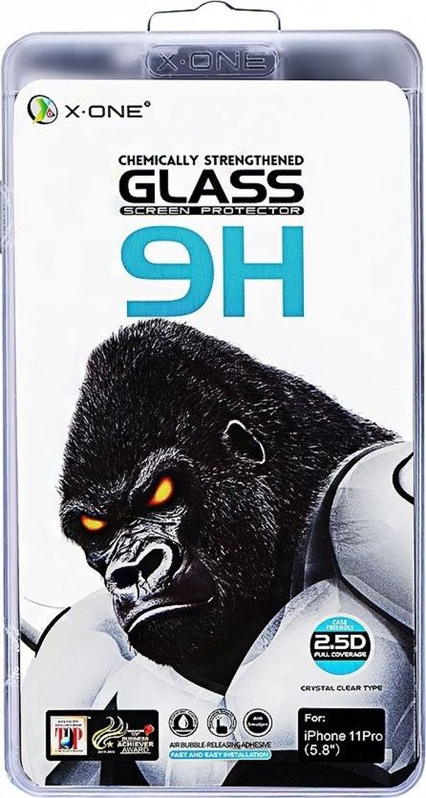 Partner Tele.com Tempered Glass X-ONE Full Cover Extra Strong - για iPhone 11 (full glue) μαύρο