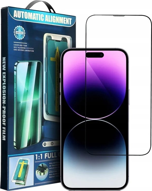 Partner Tele.com 5D Full Glue Tempered Glass - για iPhone Xs / 11 Pro μαύρο + εφαρμογέας