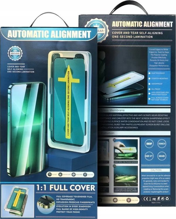Partner Tele.com 5D Full Glue Tempered Glass - για iPhone Xs / 11 Pro μαύρο + εφαρμογέας