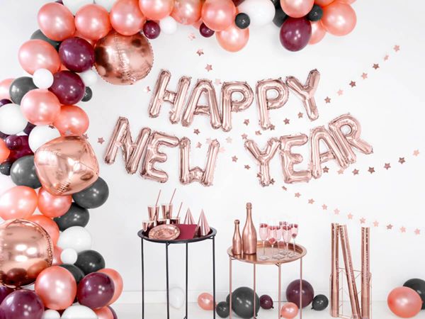 Party Deco Καπέλα ροζ χρυσό - 6 τεμ 6931913 5900779115637