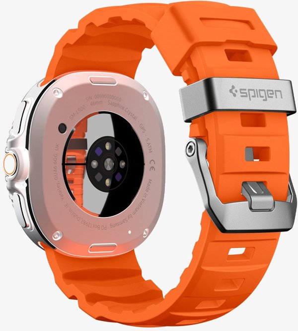 Pasek Spigen WBS2 Band Samsung Galaxy Watch 8 / Classic (40 / 44 / 46 Mm) Orange