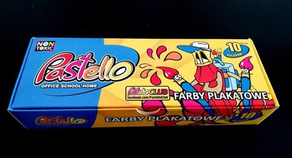 Pastello Νερομπογιές 10 χρώματα 20 ml Pastello TARGI