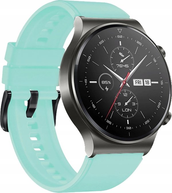 Σιλικονούχο λουράκι για Huawei Watch GT 2/3/4/2 Pro/3 Pro/4 Pro/GT 2e 46mm - ανοιχτό πράσινο