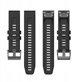 Σιλικονούχο λουράκι για GARMIN FENIX 3 / 3HR / 5X / 6X / 6X Pro / 7X / 7X Pro μαύρο (9)