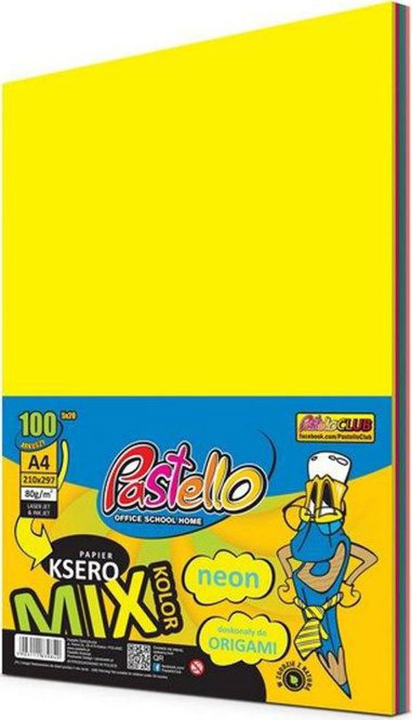 Pastello Χαρτί ξηρό A4 80g κίτρινο 100 φύλλα