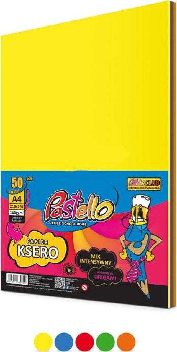 Χαρτί Pastello ξηρό A4 160g μίξη χρωμάτων 50 φύλλα