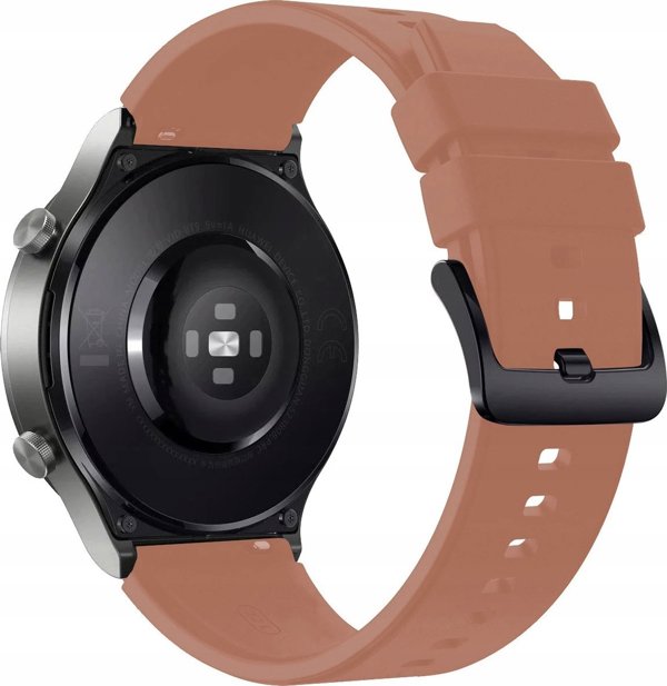 Σιλικονούχο λουράκι για Huawei Watch GT 2/3/4/2 Pro/3 Pro/4 Pro/GT 2e 46mm - μπορντό