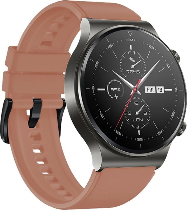 Σιλικονούχο λουράκι για Huawei Watch GT 2/3/4/2 Pro/3 Pro/4 Pro/GT 2e 46mm - μπορντό