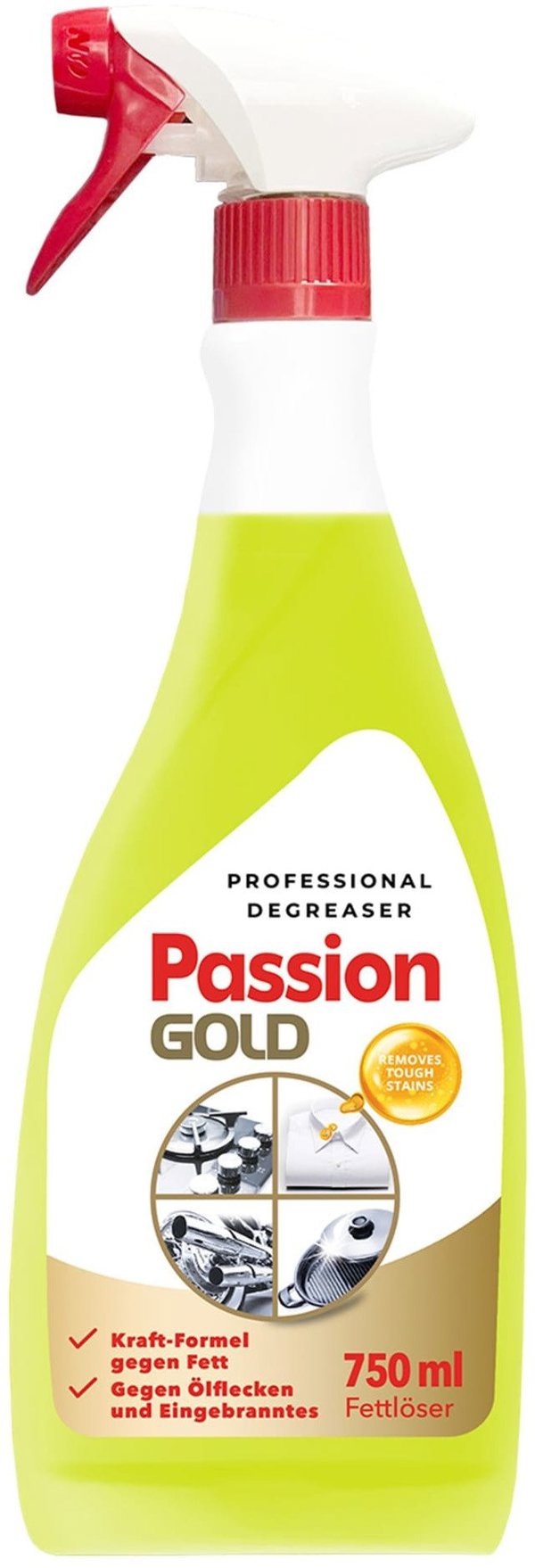 PASSION GOLD Πλυν αποτλυσμο παχυ σε ψεκασμο Professional 750 ml