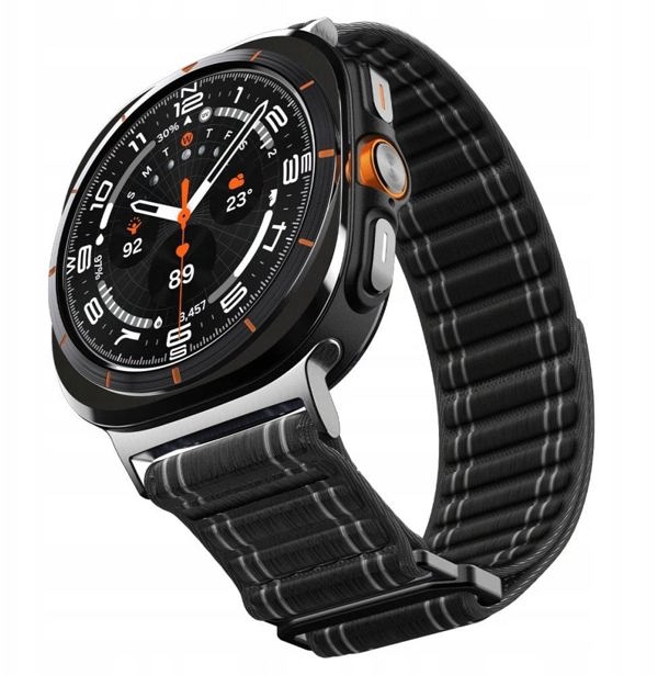 Pasek Spigen WBF0 Band Samsung Galaxy Watch Ultra 2024 / 2025 (47 Mm) Black