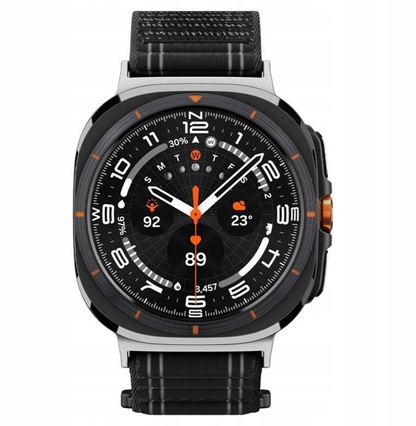 Pasek Spigen WBF0 Band Samsung Galaxy Watch Ultra 2024 / 2025 (47 Mm) Black