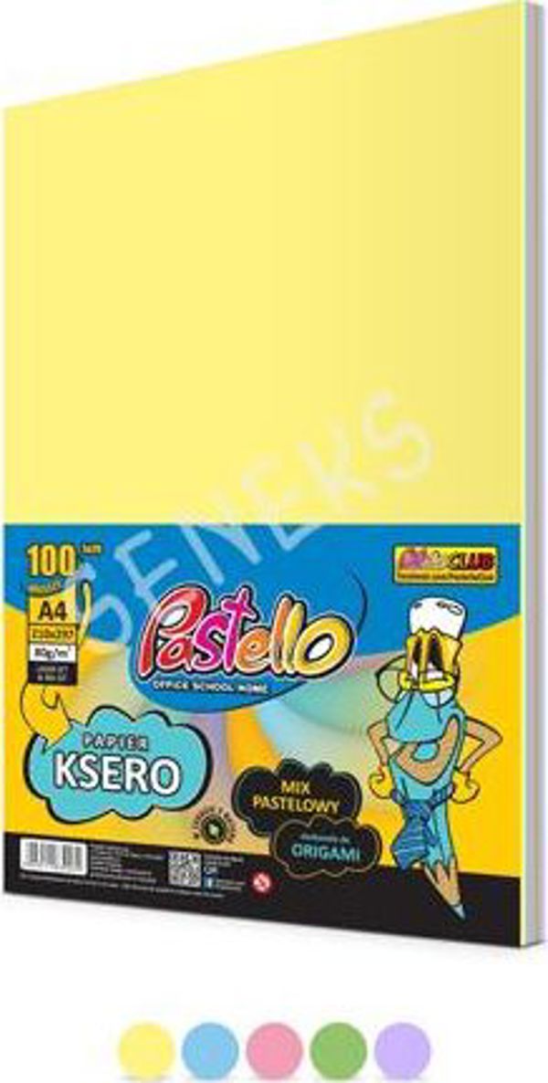 Χαρτί Pastello ξηρό A4 80g μίξη χρωμάτων 100 φύλλα