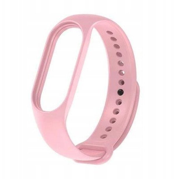 Σιλικονούχο λουράκι για XIAOMI Mi Band 5 / 6 / 7 ροζ (06)