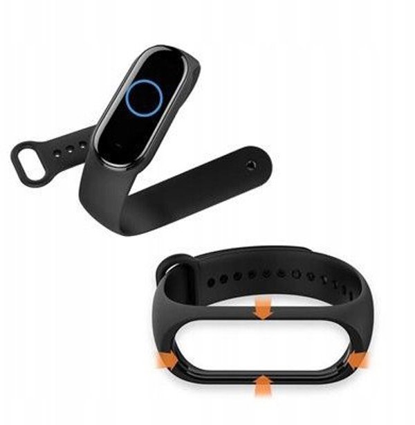Σιλικονούχο λουράκι για XIAOMI Mi Band 5 / 6 / 7 ροζ (06)