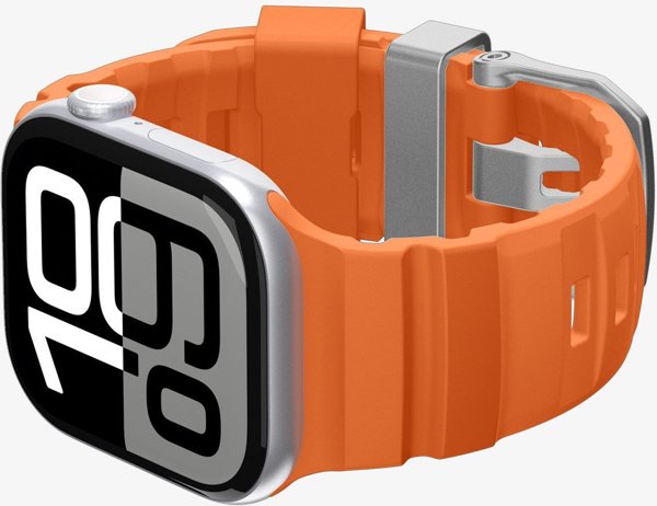 Pasek Spigen WBS2 Band Apple Watch 8 / 9 / 10 / 11 / Se / Ultra (44 / 45 / 46 / 49 Mm) Orange