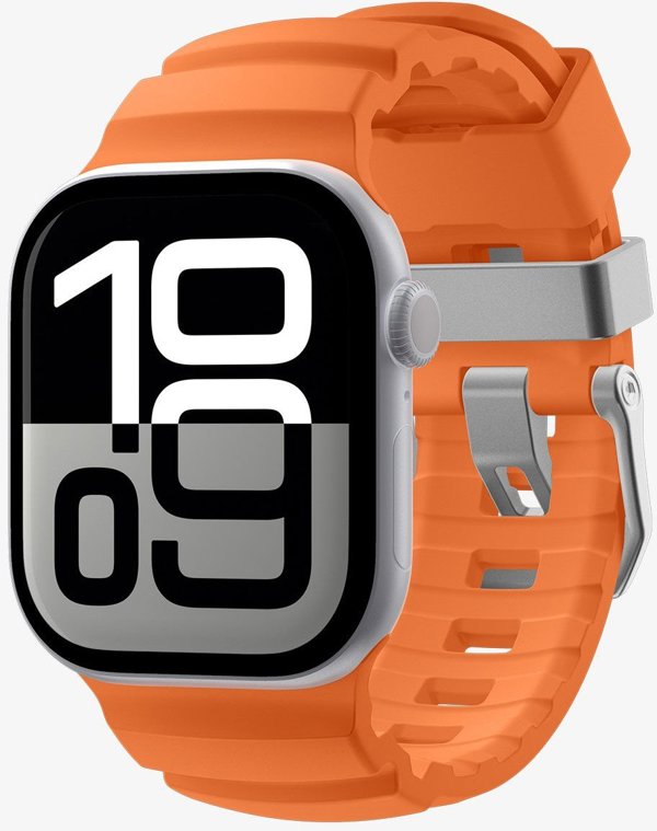 Pasek Spigen WBS2 Band Apple Watch 8 / 9 / 10 / 11 / Se / Ultra (44 / 45 / 46 / 49 Mm) Orange