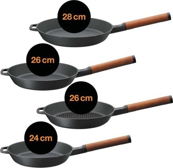 Τηγάνι Fiskars Χυτοσίδηρο 28cm