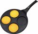 KingHoff Τηγάνι για Κρέπες και Pancake, Αντικολλητικό, Μαρμάρινη Επίστρωση, Χυτό Αλουμίνιο, 26cm