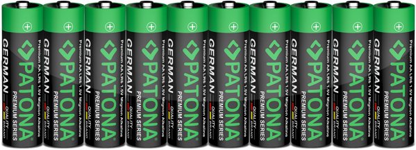 PATONA Premium AA Mignon LR06 – 10x αλκαλικές μπαταρίες 1.5V