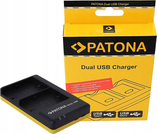 Φορτιστής φωτογραφικής μηχανής Patona PATONA Dual Quick Nikon EN-EL14 USB